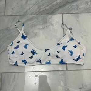 🦋 blue butterfly bikini top 🦋